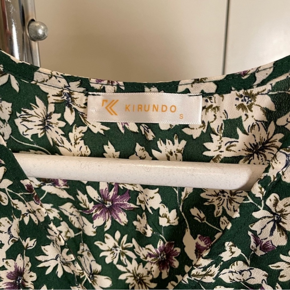 Floral Green Dress Kirundo small - Picture 6 of 8